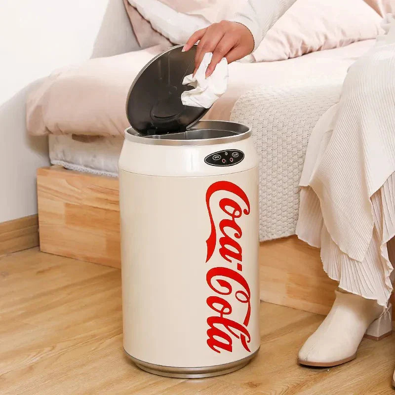 Sensor Touch Kitchen Waste Bin Large Round 24x40cm - Luxicro