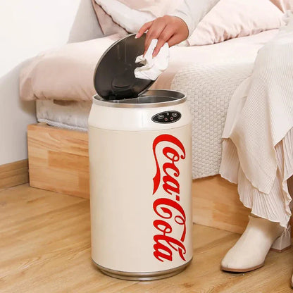 Sensor Touch Kitchen Waste Bin Large Round 24x40cm - Luxicro