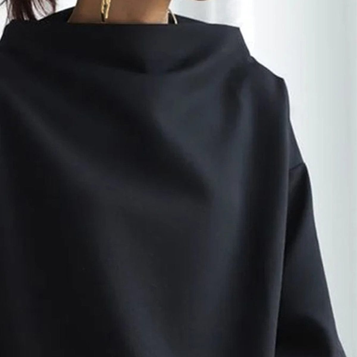 Elegant High Neck Women's Blouse