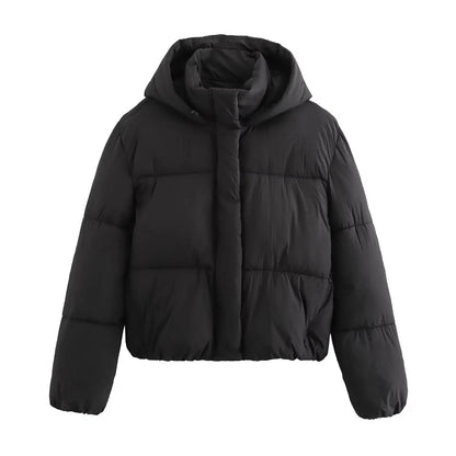 Warm Short Puffer Jacket for Women - EasyApparels
