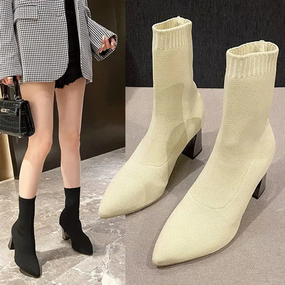 Luxury Comfortable Leather Ankle Boots
