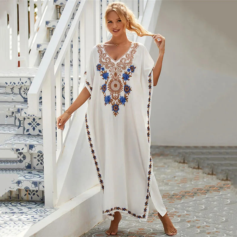 Boho Chic Beach Dress - Vossary