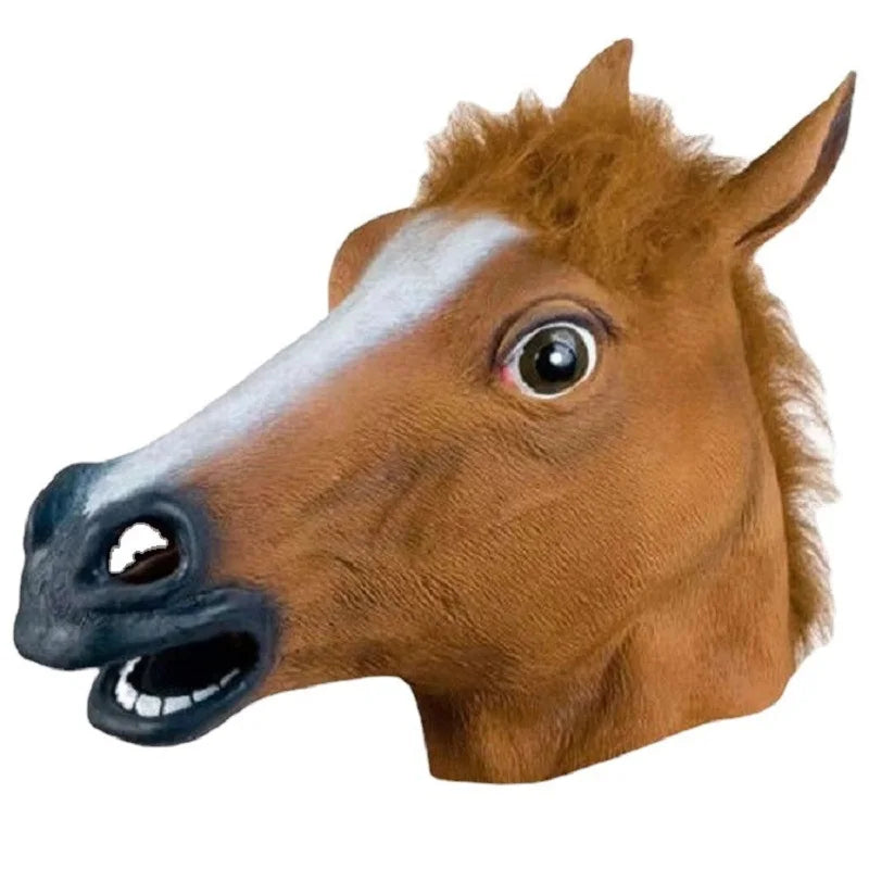 Spooky Horse and Wolf Costume Masks for Kids and Adults - Luxicro