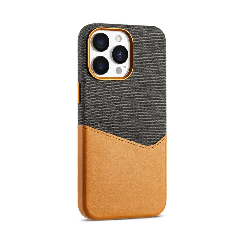 Premium Leather MagSafe iPhone Case with Wireless Charging