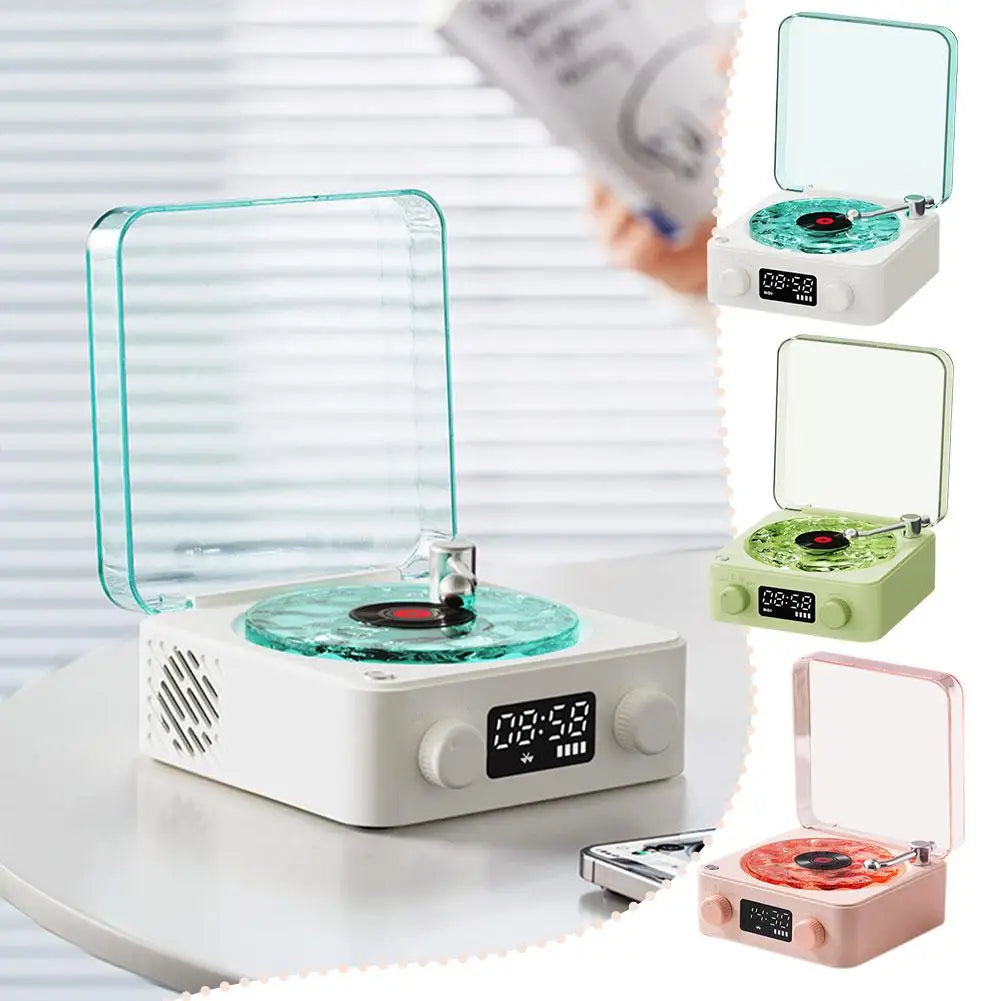 Classic Turntable Speaker System with AUX Input - Luxicro