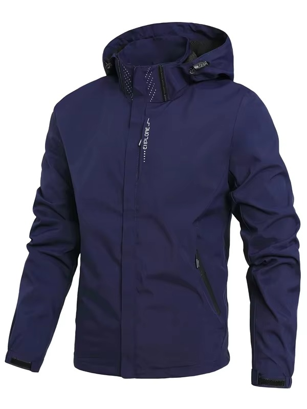 Waterproof Breathable Mens Outdoor Rain Coat - EasyApparels