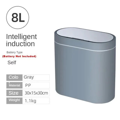 Automatic Motion Sensor Compact 8L Kitchen Trash Can