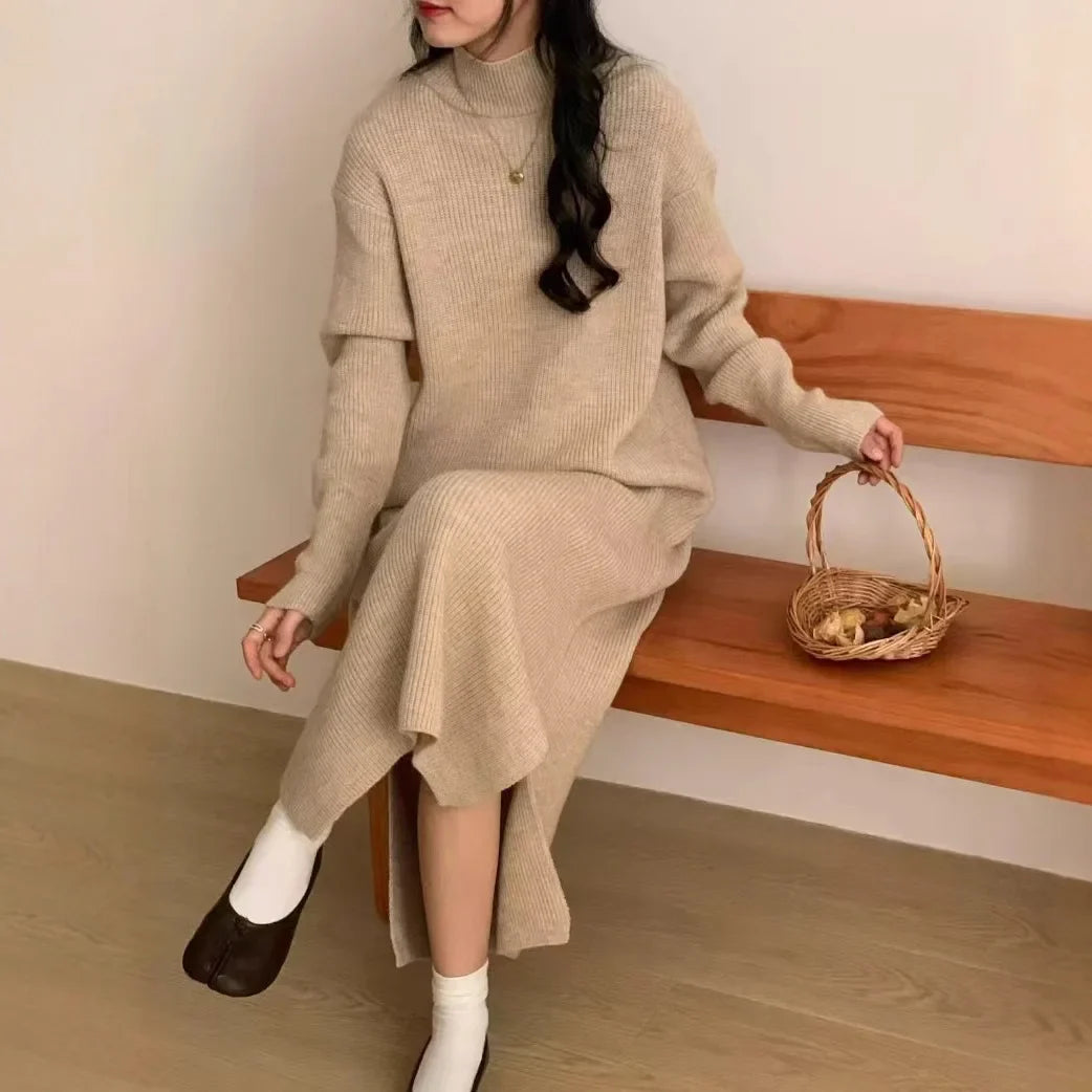 Soft Knit Sweater Dress