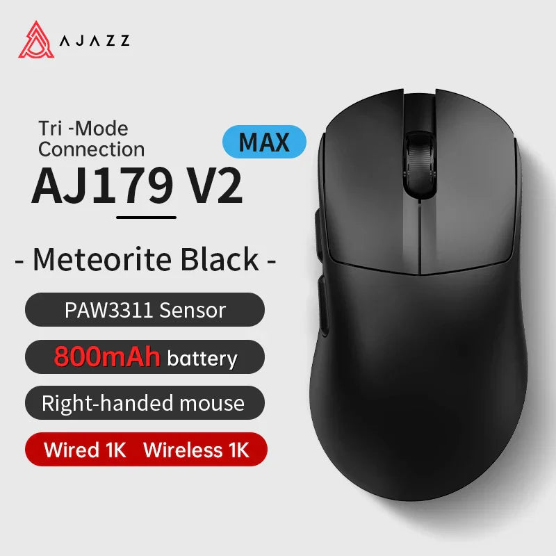 Rechargeable Wireless Gaming Mouse Ergonomic Design