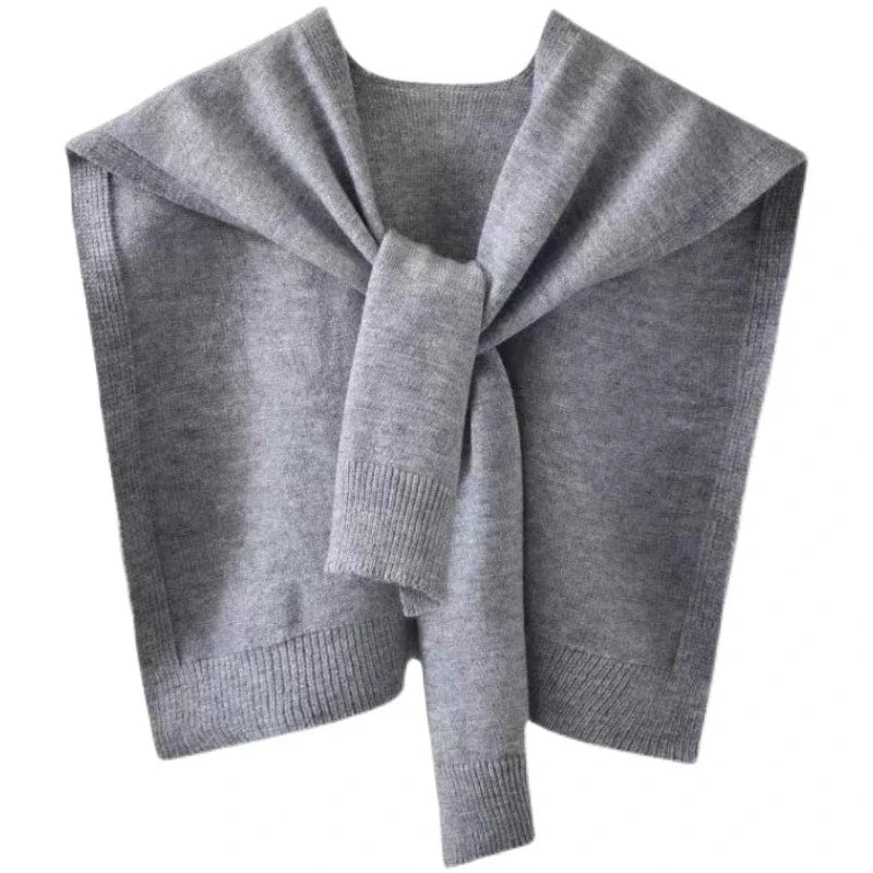 Soft Knit Wool Scarf Wrap