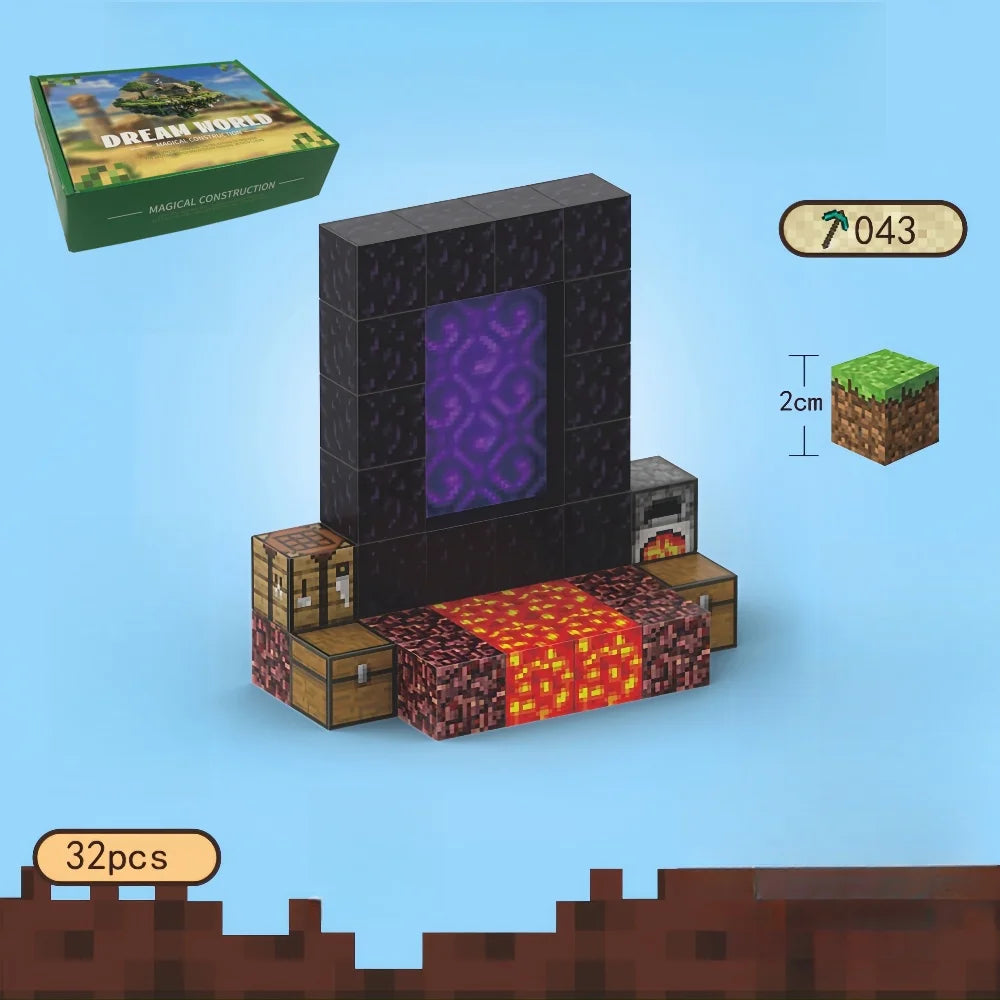 Fun Magnetic Blocks Toy Set for Kids