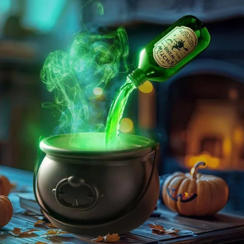Spooky Halloween Fog Machine with Colorful LED Light