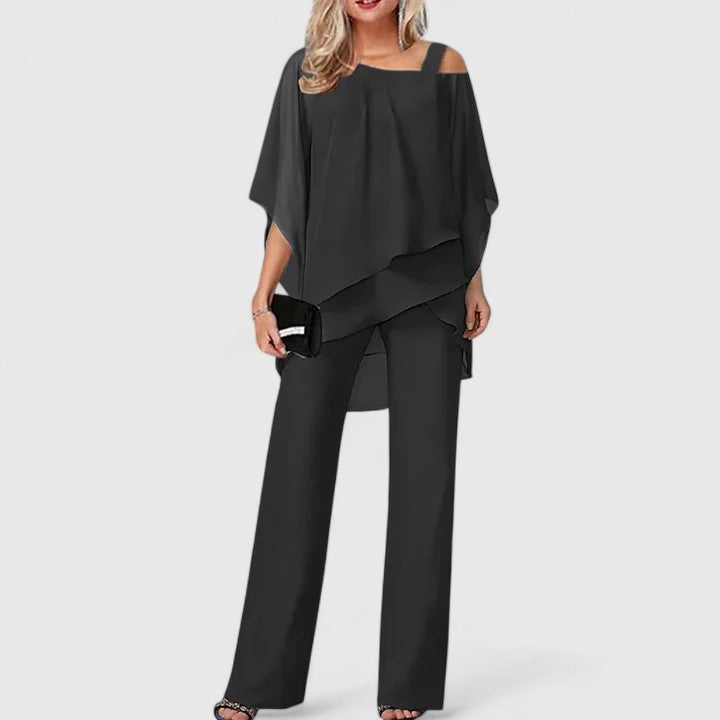 Relaxed Fit 2 Piece Pants Set