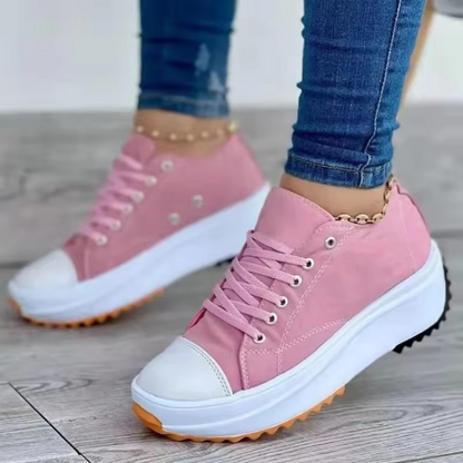 Comfy Women's Lace Up Sport Sneakers
