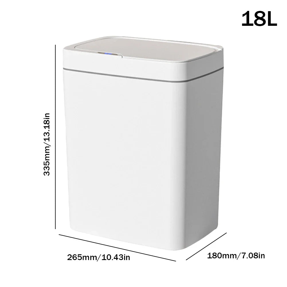 Automatic Touchless 15L 18L Motion Sensor Trash Bin