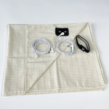 Grounding Silver Static Reduction Bed Sheet