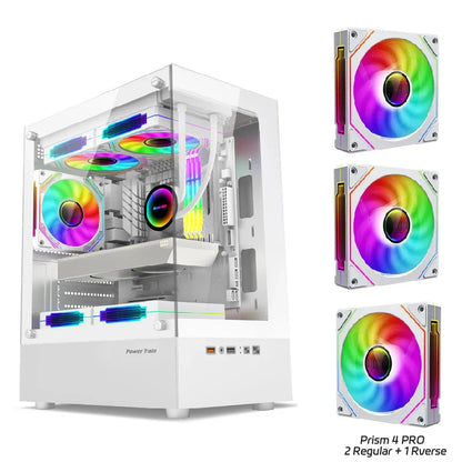 Compact Gaming PC Case with 240mm Liquid Cooling