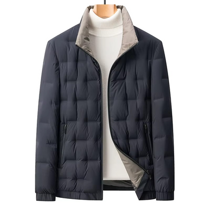 Men's Waterproof Slim Fit Down Parka Jacket