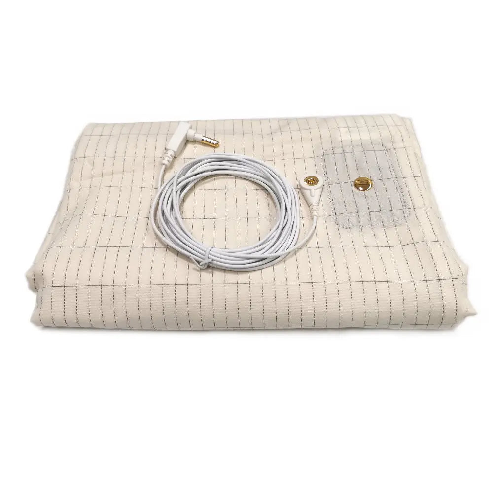 Natural Grounding Bed Sheet Cotton 39x80 Flat Sleep - Luxicro