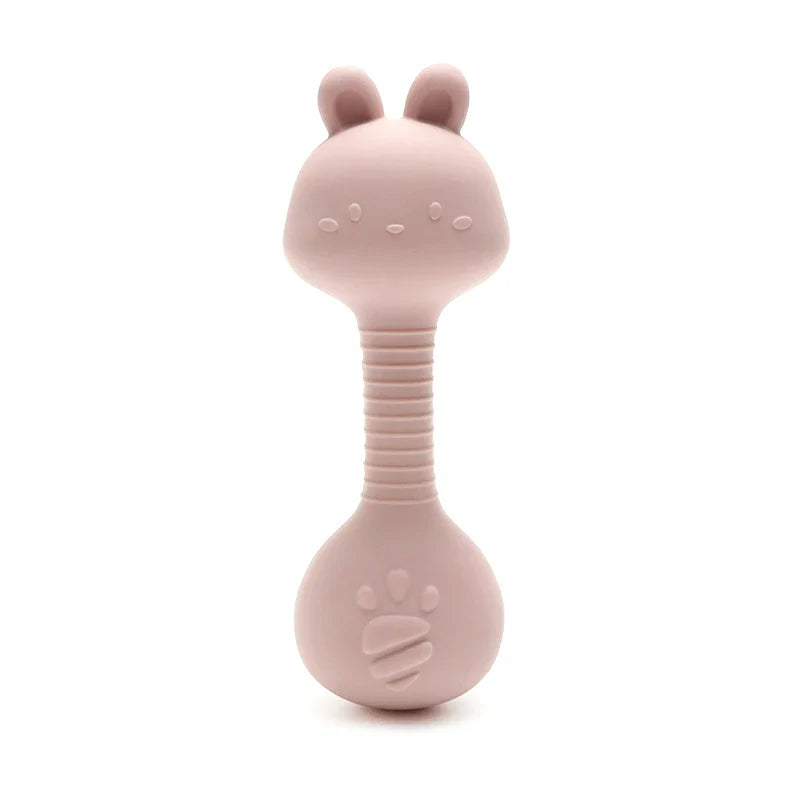 Soft Baby Rabbit Teether Toy Set