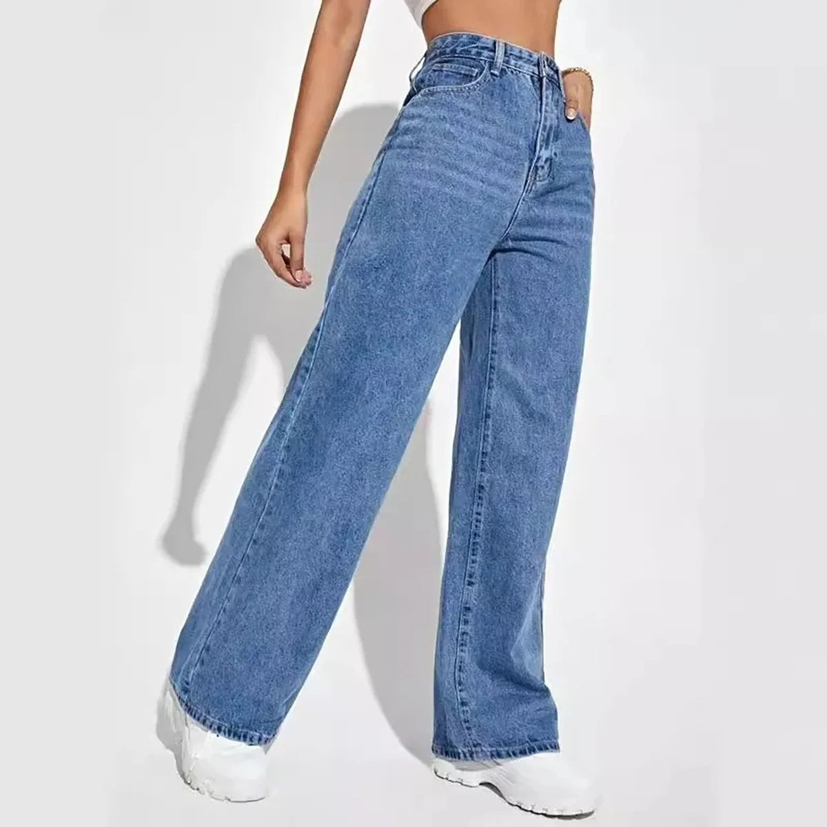 Comfortable High Waist Loose Fit Pants