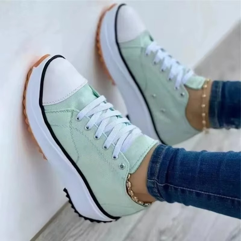 Comfy Women's Lace Up Sport Sneakers