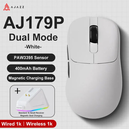 Rechargeable Wireless Gaming Mouse Ergonomic Design