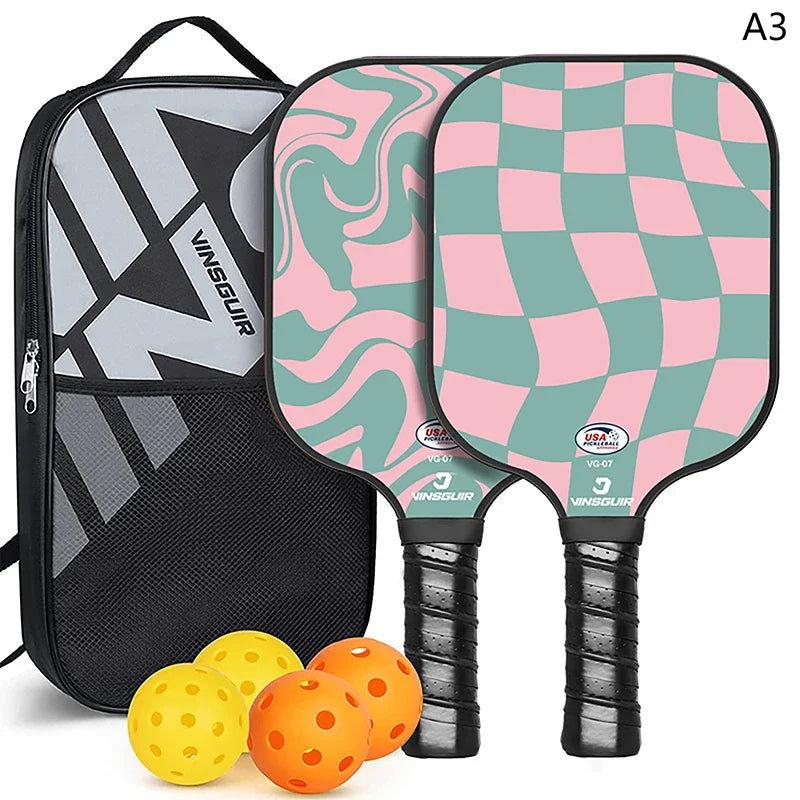 Durable Graphite Pickleball Racket Kit for Beginners
