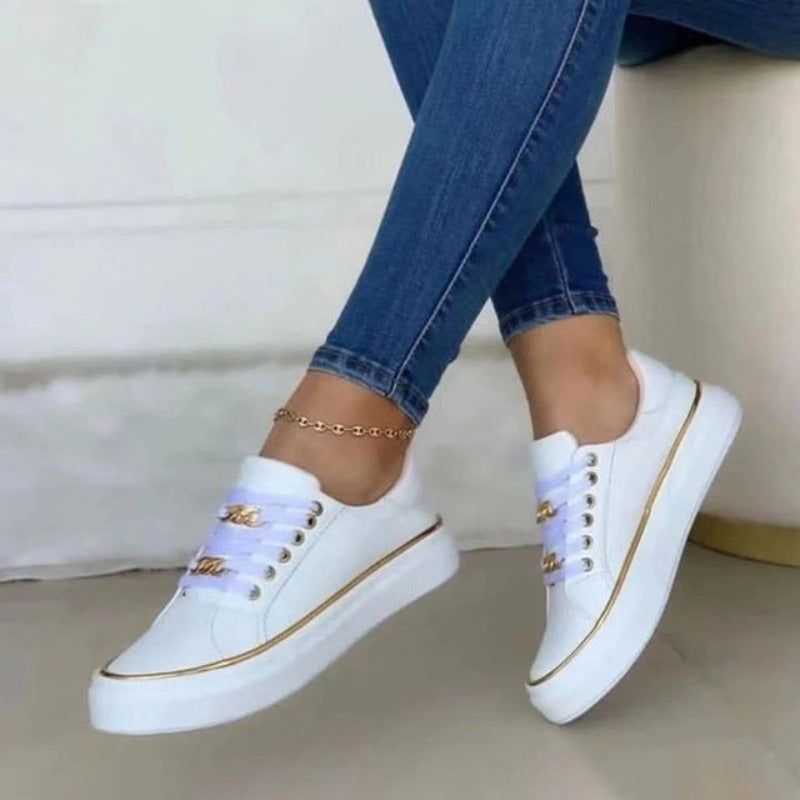 Elevated Chain Detail Sneakers