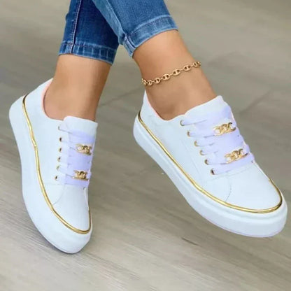 Elevated Chain Detail Sneakers