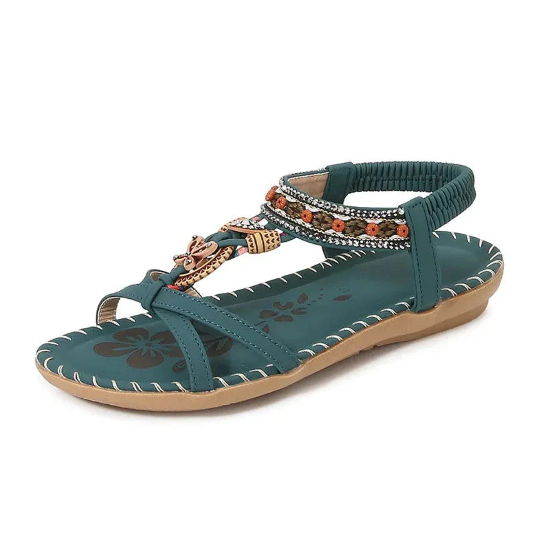 Rustic Woven Ankle Slip-On Shoes