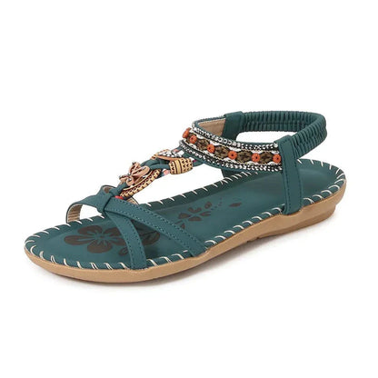 Rustic Woven Ankle Slip-On Shoes