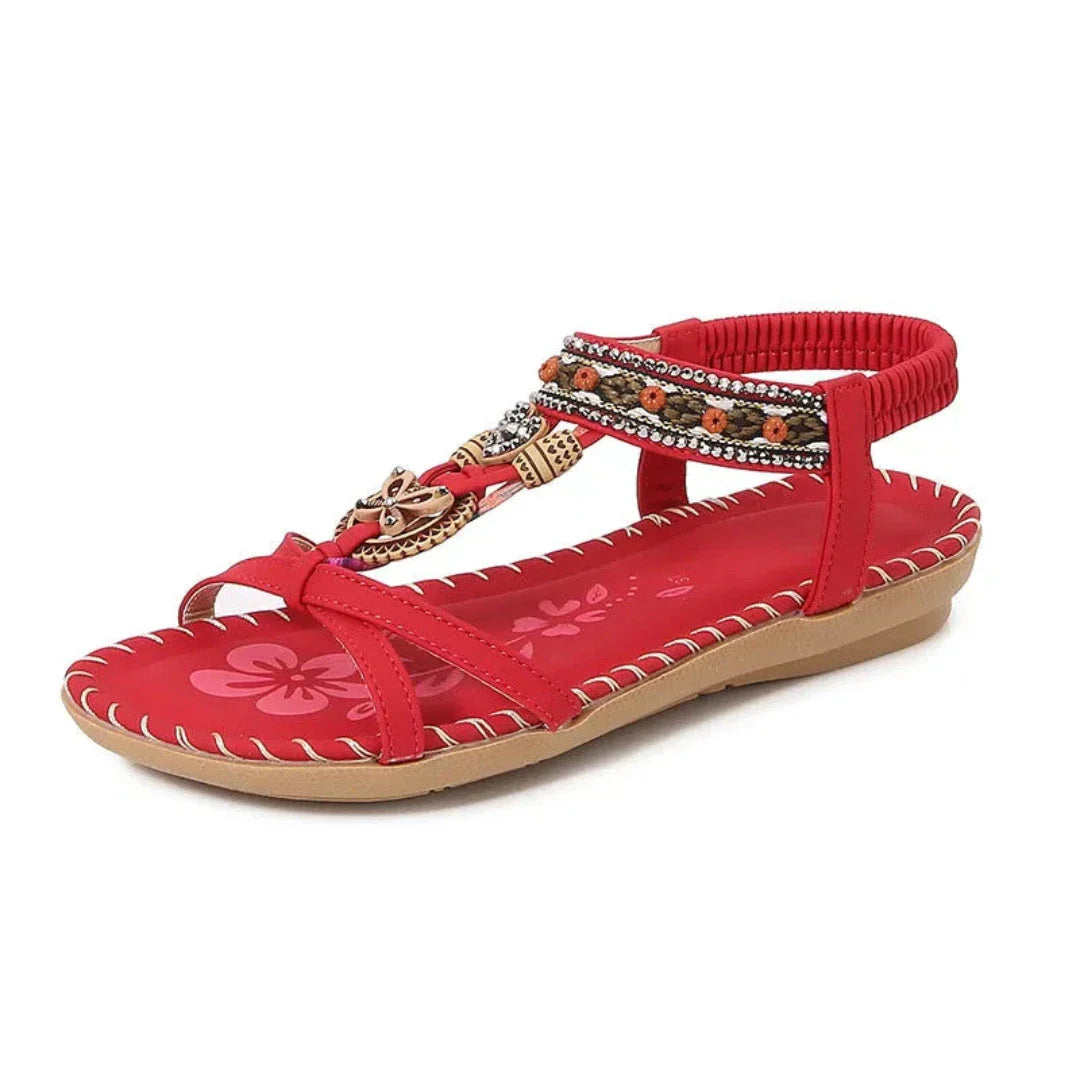 Rustic Woven Ankle Slip-On Shoes