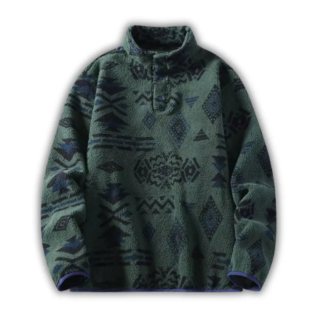 Warm Men's Quarter Zip Fleece Jacket