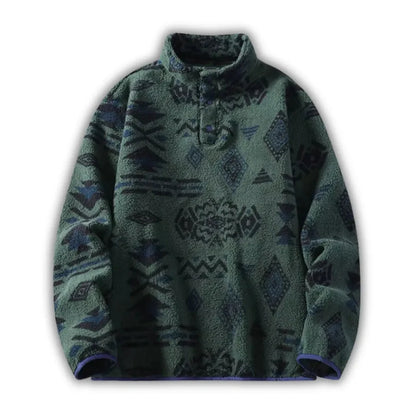 Warm Men's Quarter Zip Fleece Jacket