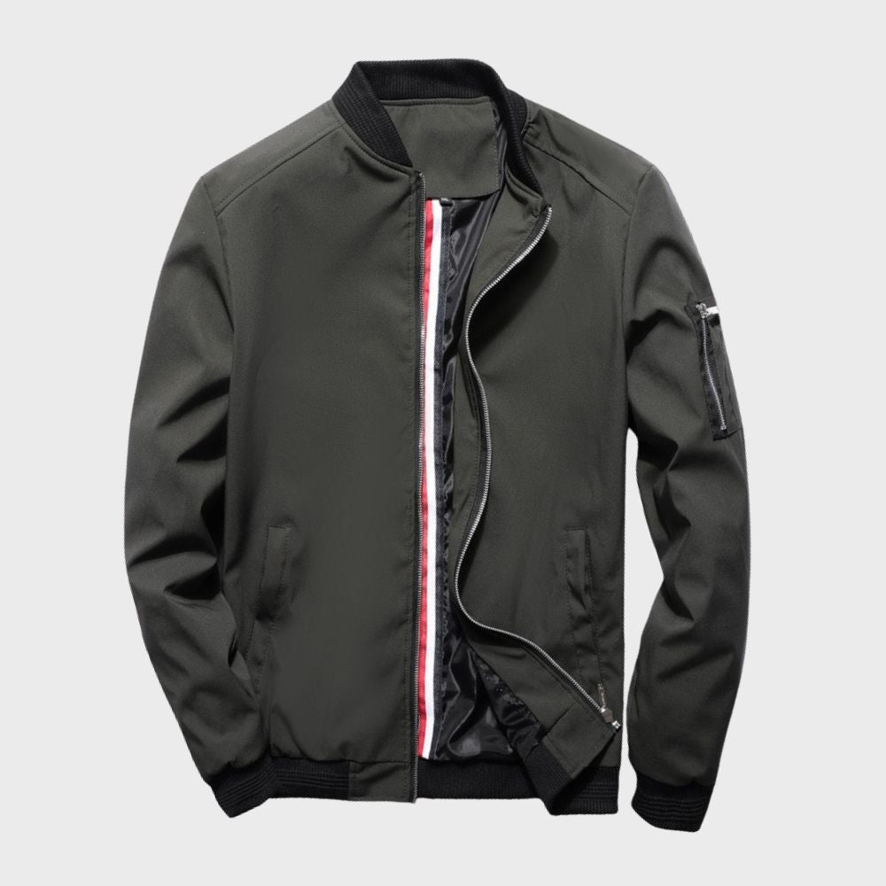 Men's Classic Slim Fit Bomber Jacket
