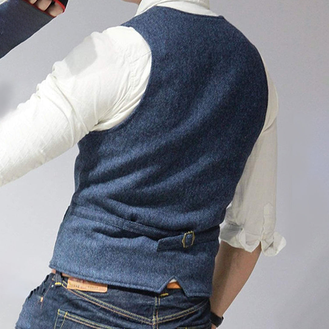 Classic Blue Jeans Waistcoat