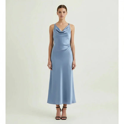 Women's Fitted Strapless Midi Body Dress - Vossary