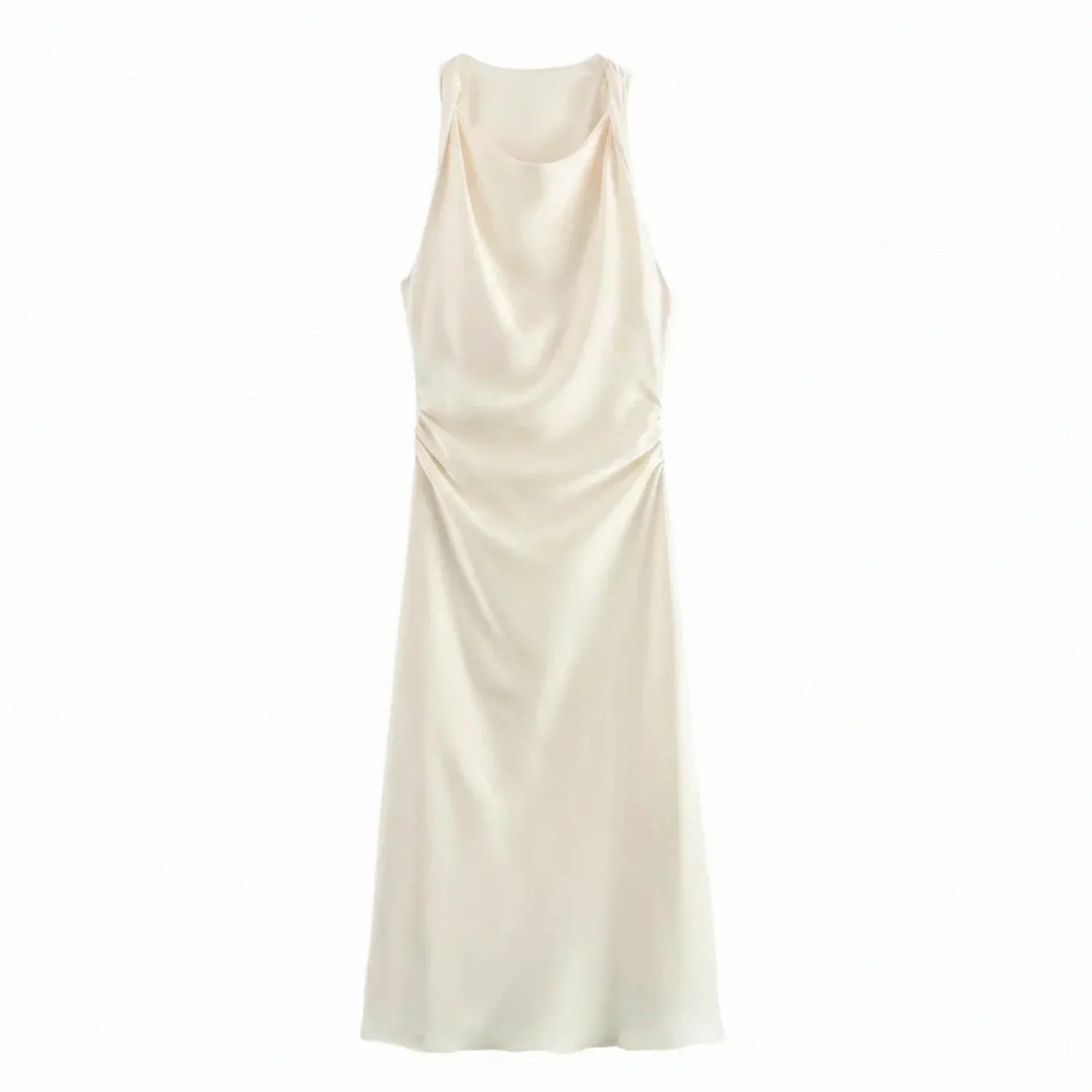 Women's Fitted Strapless Midi Body Dress