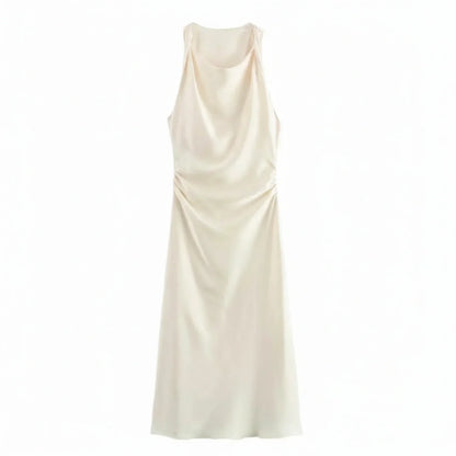 Women's Fitted Strapless Midi Body Dress