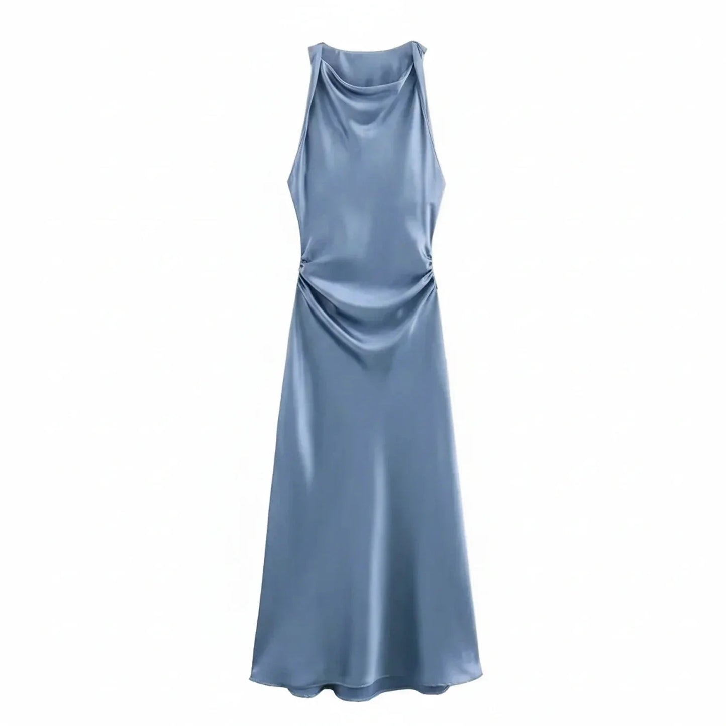 Women's Fitted Strapless Midi Body Dress
