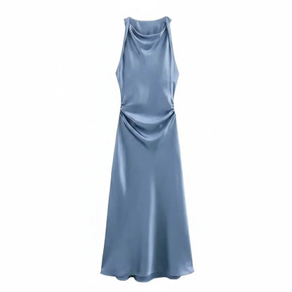 Women's Fitted Strapless Midi Body Dress