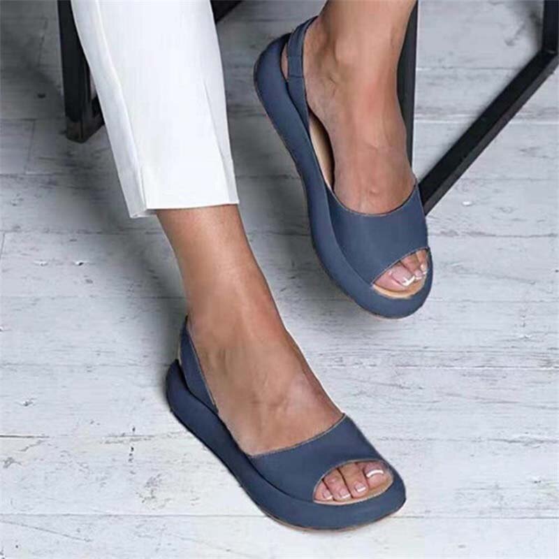 Comfortable Womens Open Toe Slip On Shoes