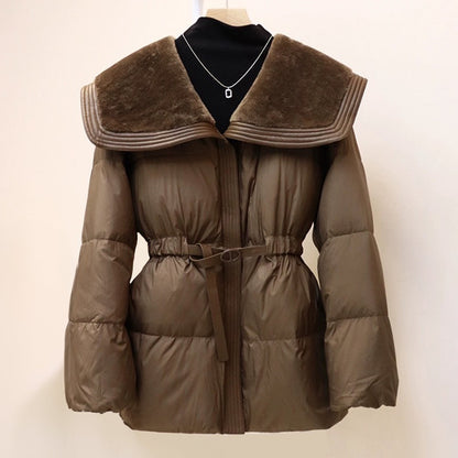 Warm Padded Down Parka Jacket