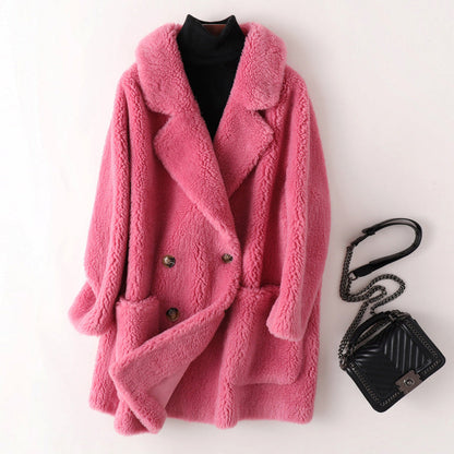 Luxurious Sheepskin Winter Coat - EasyApparels