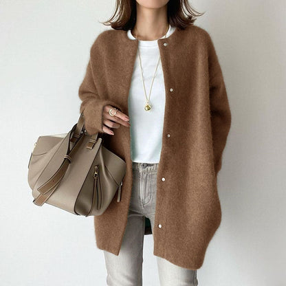 Soft Wool Blend Luxe Cardigan Sweater