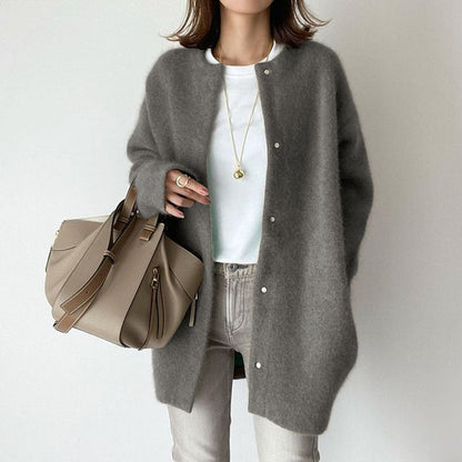 Soft Wool Blend Luxe Cardigan Sweater