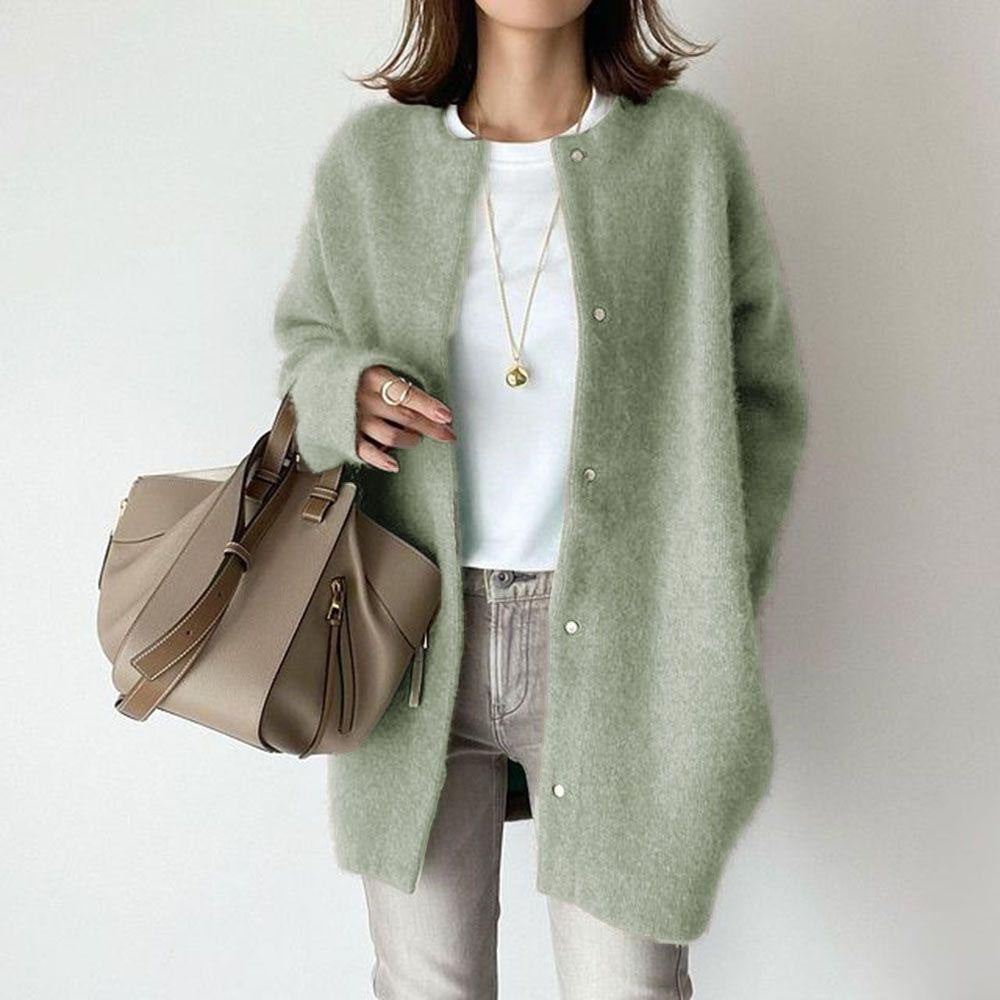 Soft Wool Blend Luxe Cardigan Sweater