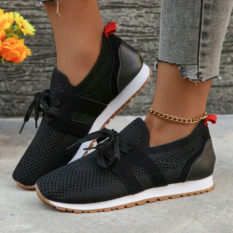 Cozy Fit Women's Sneakers - Breathable Casual Shoes