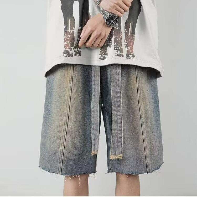 Distressed Boyfriend Denim Shorts - EasyApparels